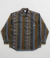 Polar Big Boy Overshirt in Blue Green Mix