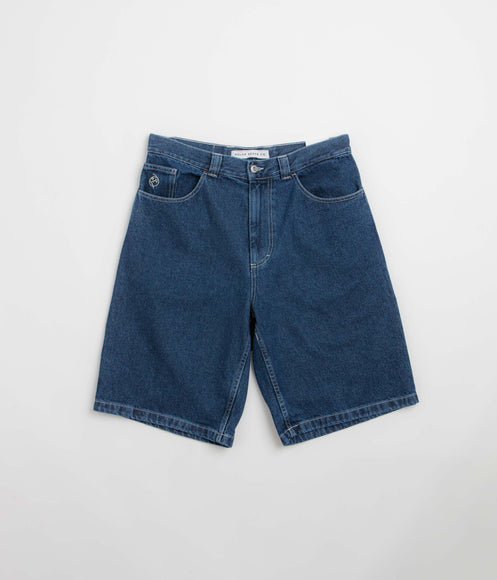Polar Big Boy Shorts - Dark Blue / White Stitching