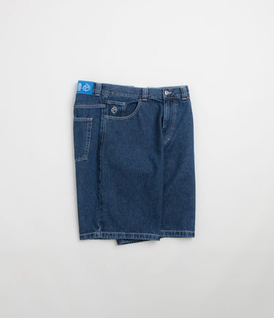 Polar Big Boy Shorts - Dark Blue / White Stitching