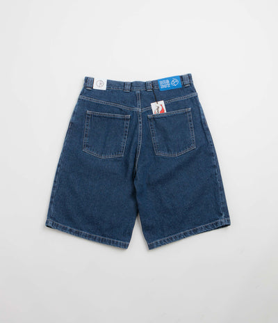 Polar Big Boy Shorts - Dark Blue / White Stitching