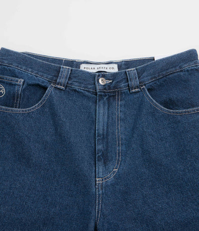 Polar Big Boy Shorts - Dark Blue / White Stitching