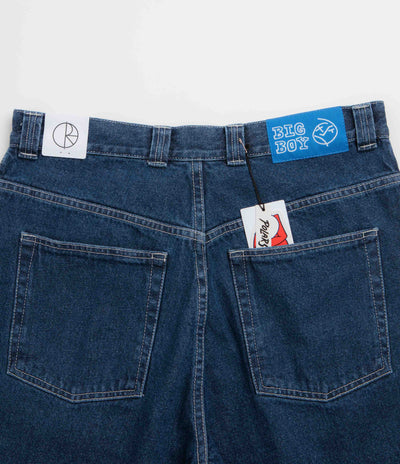 Polar Big Boy Shorts - Dark Blue / White Stitching