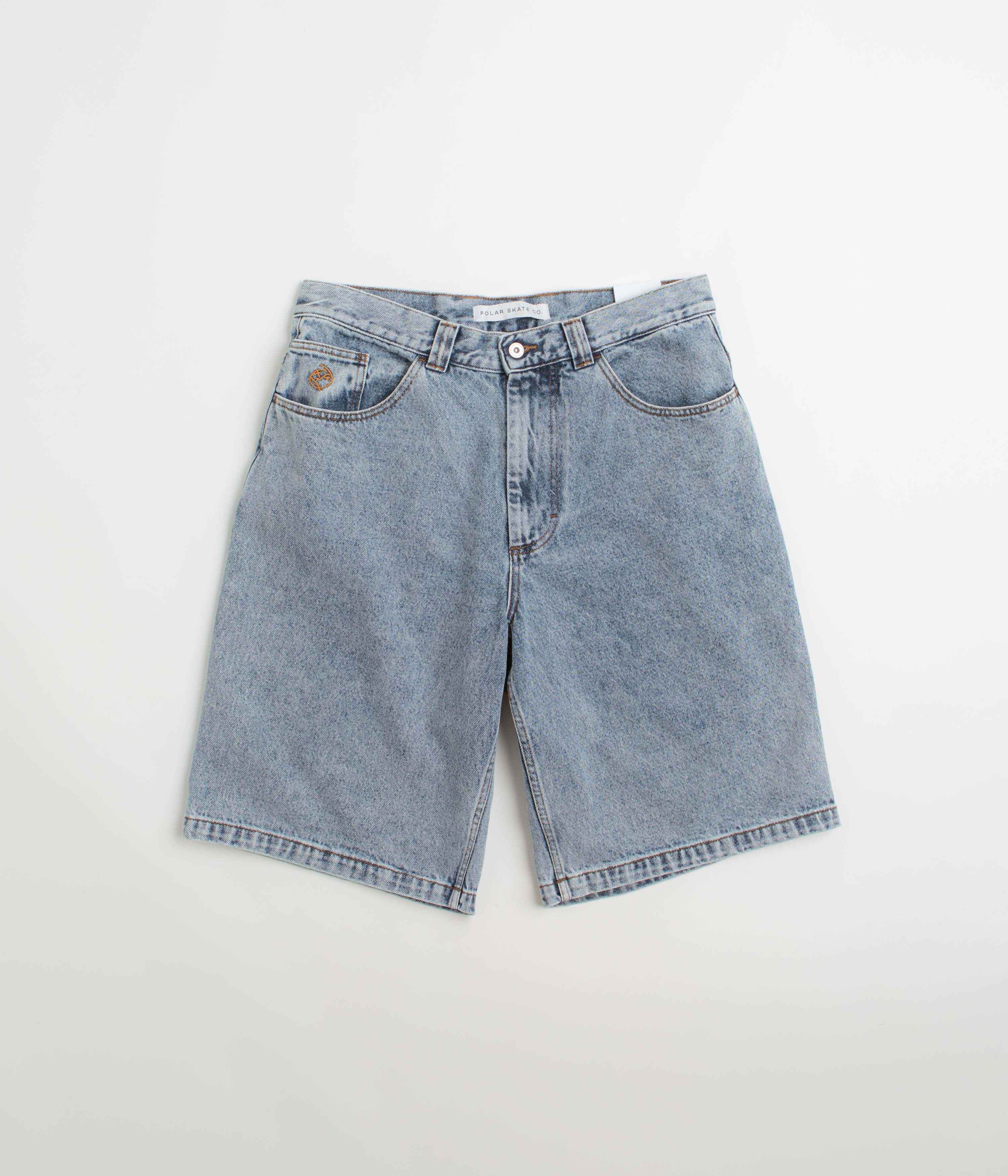 Polar Big Boy Shorts - Heavy Washed Blue