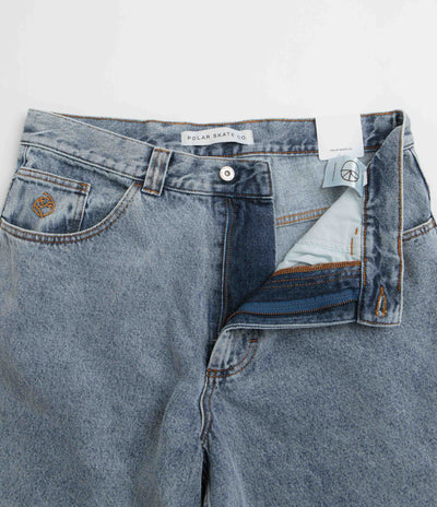 Polar Big Boy Shorts in Heavy Washed Blue