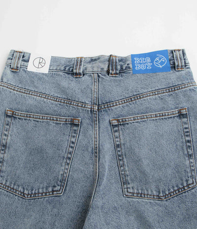 Polar Big Boy Shorts in Heavy Washed Blue
