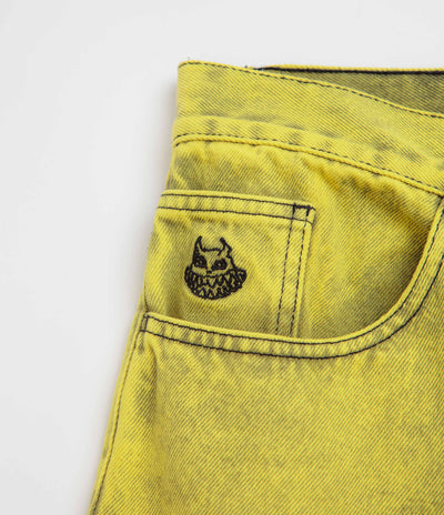 Polar Big Boy Shorts - Lemon Black / Angel Child
