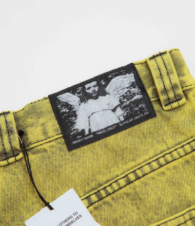 Polar Big Boy Shorts - Lemon Black / Angel Child
