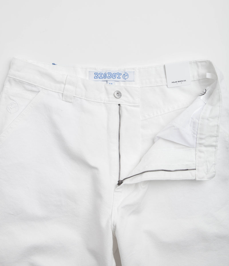 Polar Big Boy Work Pants White Flatspot