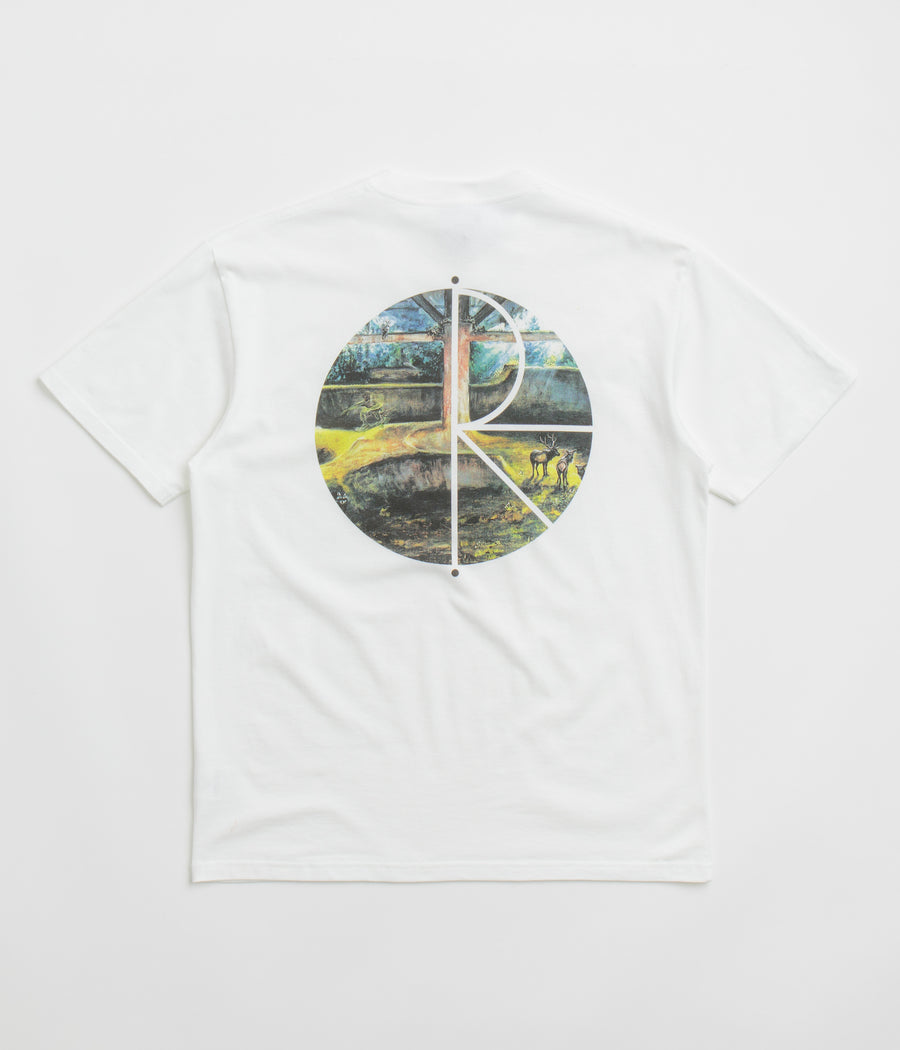 Polar Burnside 2084 Fill Logo T-Shirt in White