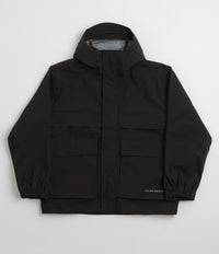 Polar Cargo Shell Jacket in Black