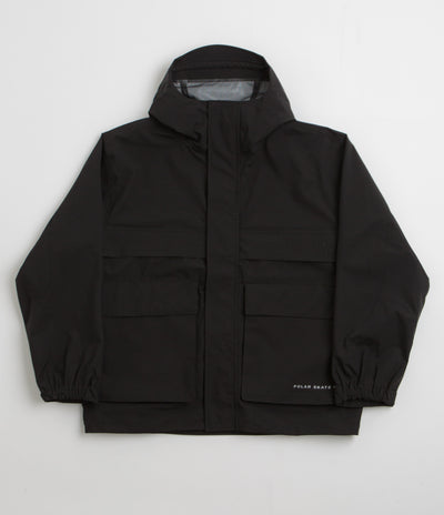 Polar Cargo Shell Jacket in Black