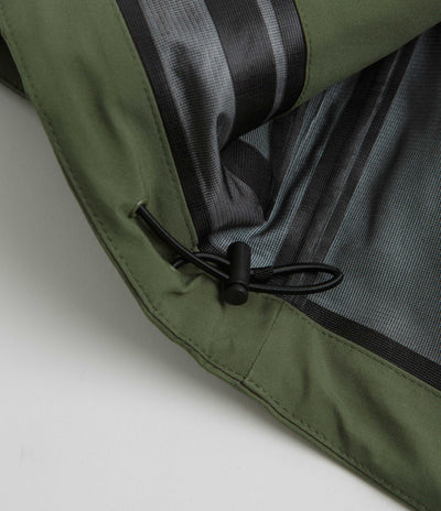Polar Cargo Shell Jacket in Moss Green