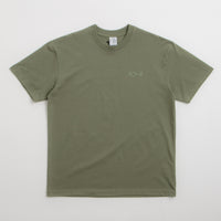 Polar Contrast Stroke Logo T-Shirt in Moss Green thumbnail