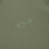 Polar Contrast Stroke Logo T-Shirt in Moss Green thumbnail