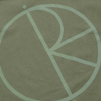 Polar Contrast Stroke Logo T-Shirt in Moss Green thumbnail