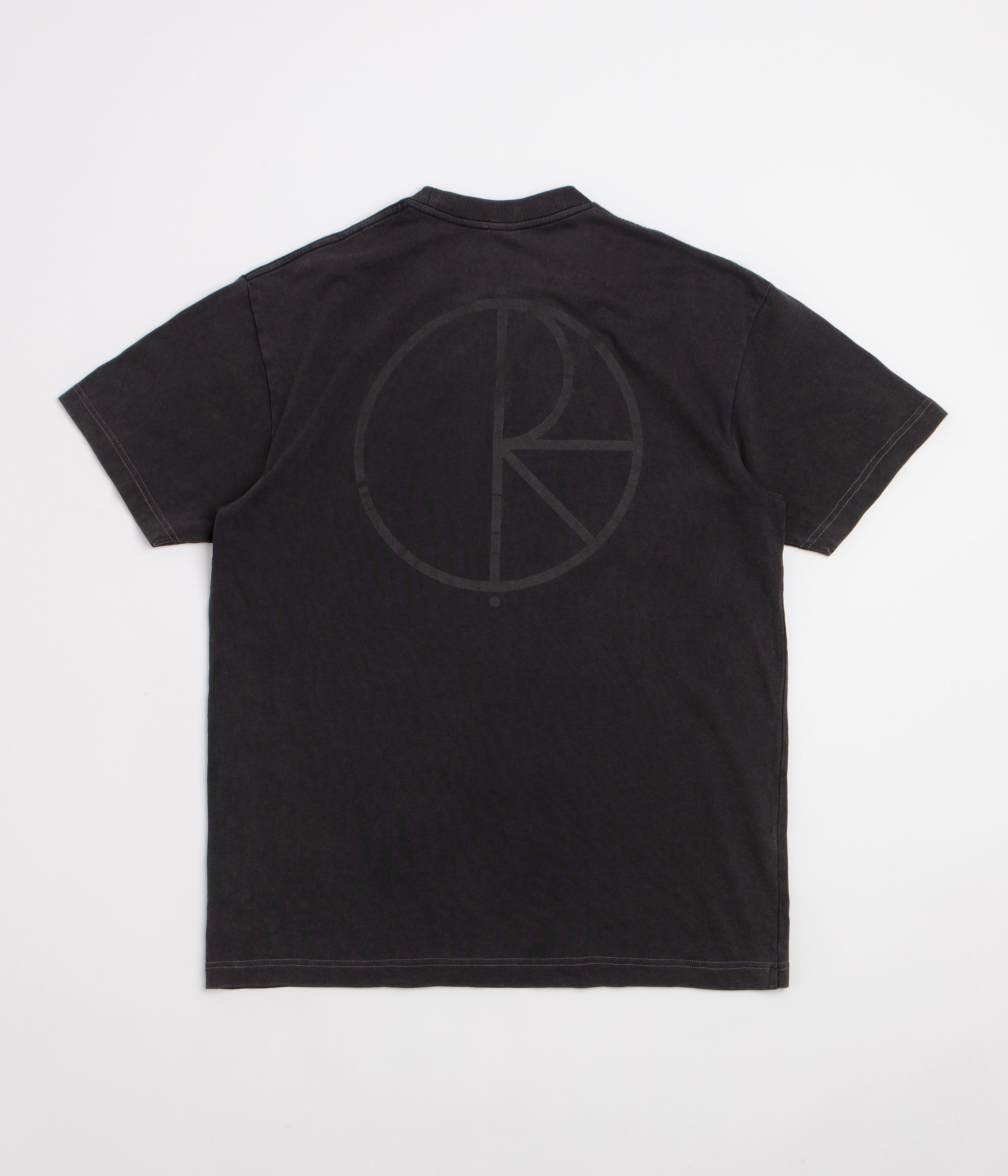 Polar Contrast Stroke Logo T-Shirt - Silver Black / Black