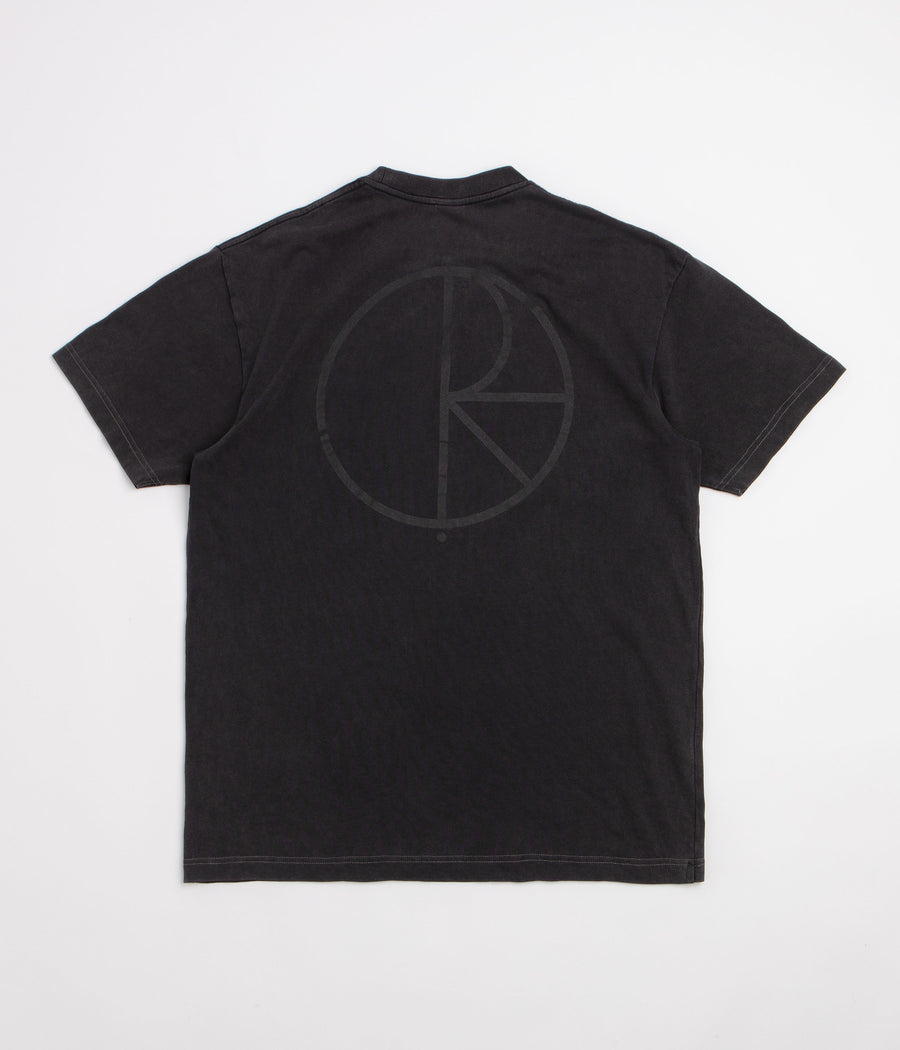 Polar Contrast Stroke Logo T-Shirt - Silver Black / Black