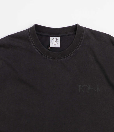 Polar Contrast Stroke Logo T-Shirt - Silver Black / Black