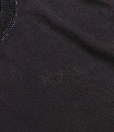 Polar Contrast Stroke Logo T-Shirt - Silver Black / Black