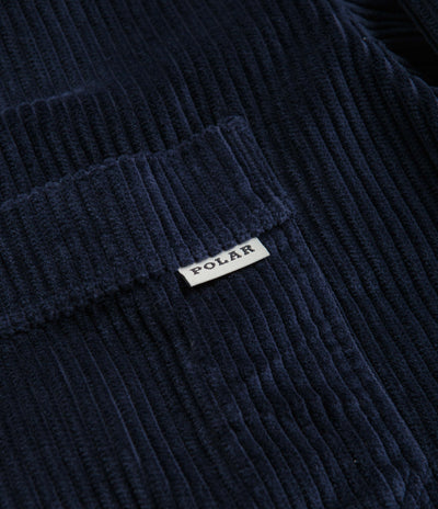 Polar Cord Big Boy Overshirt in Dark Blue