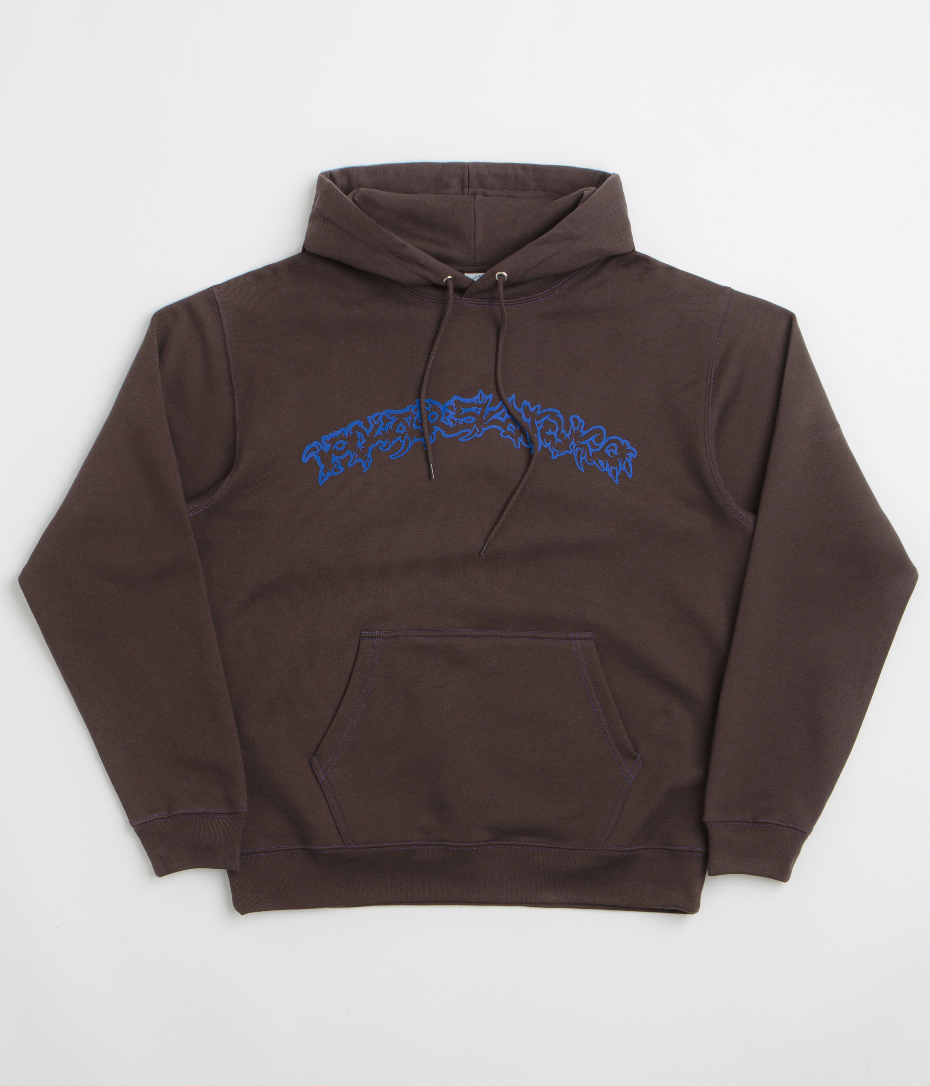 Polar Crude Logo Dave Hoodie - Chocolate
