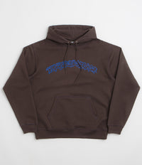 Polar Crude Logo Dave Hoodie in Chocolate