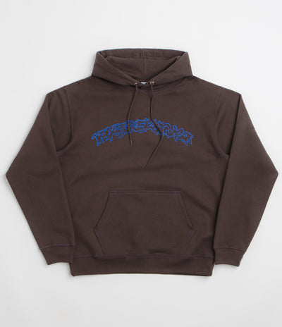 Polar Crude Logo Dave Hoodie - Chocolate