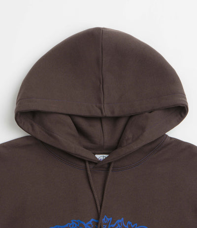 Polar Crude Logo Dave Hoodie - Chocolate