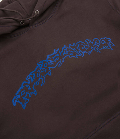 Polar Crude Logo Dave Hoodie - Chocolate