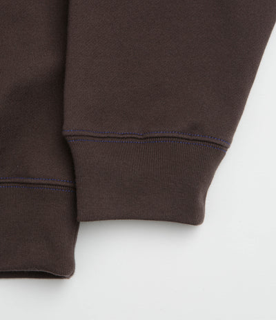 Polar Crude Logo Dave Hoodie - Chocolate