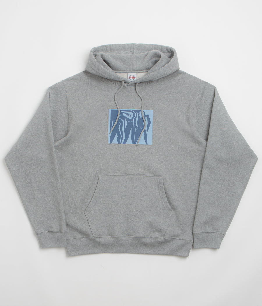 Polar Cut Outs Dave Hoodie - Heather Grey