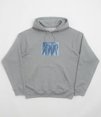 Polar Cut Outs Dave Hoodie in Heather Grey