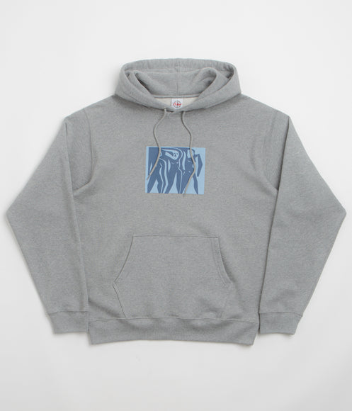 Polar Cut Outs Dave Hoodie - Heather Grey