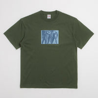 Polar Cut Outs T-Shirt in Dark Olive thumbnail