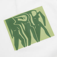 Polar Cut Outs T-Shirt in White thumbnail