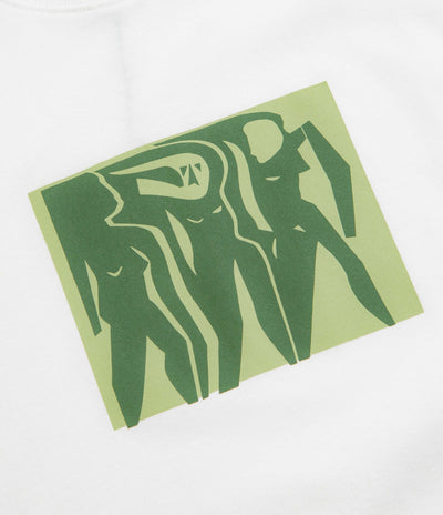 Polar Cut Outs T-Shirt in White