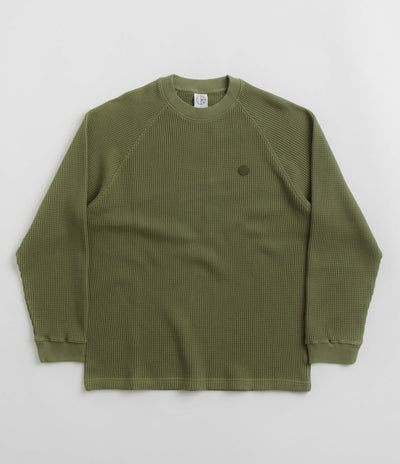 Polar Dan Long Sleeve T-Shirt in Army Green