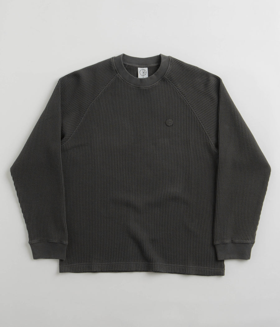 Polar Dan Long Sleeve T-Shirt - Dirty Black