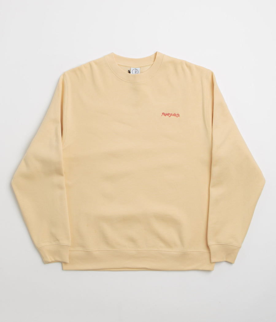 Polar Dave Crewneck Sweatshirt in Oatmeal