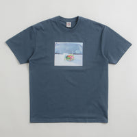 Polar Dead Flowers T-Shirt - Grey Blue thumbnail