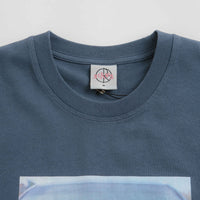 Polar Dead Flowers T-Shirt in Grey Blue thumbnail
