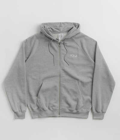 Polar Default Zip Hoodie - Heather Grey