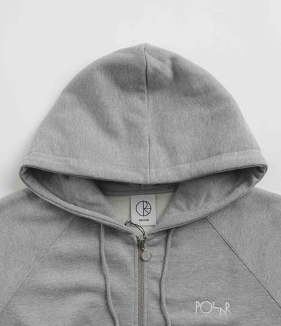 Polar Default Zip Hoodie - Heather Grey