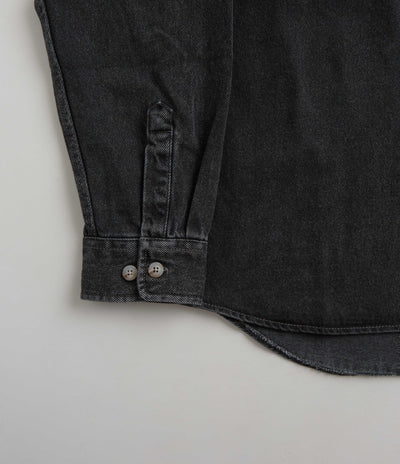 Polar Denim Mike Shirt - Silver Black