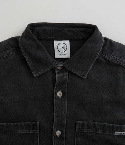 Polar Denim Mike Shirt - Silver Black