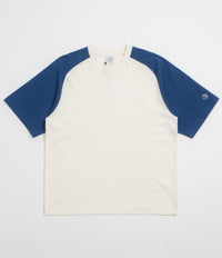 Polar Doe T-Shirt in Ivory and Ultramarine