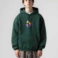 Polar Dog Dave Hoodie - Dark Green thumbnail