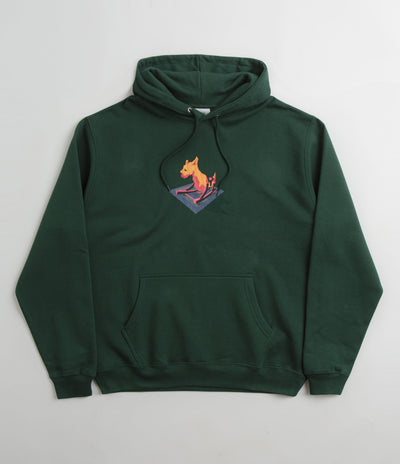 Polar Dog Dave Hoodie - Dark Green