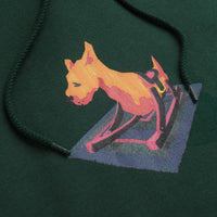 Polar Dog Dave Hoodie - Dark Green thumbnail