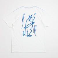 Polar Doodle Contrast T-Shirt - White / Ultramarine thumbnail